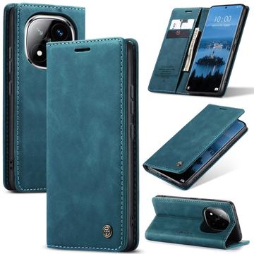 Funda Caseme Serie 013 para Xiaomi Redmi Note 14 Pro 5G/14 Pro+ 5G/Poco X7 - Estilo Cartera - Azul