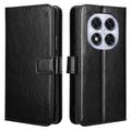 Funda de cartera con cierre magnético para Xiaomi Redmi Note 14 Pro 5G/14 Pro+ 5G/Poco X7 - Negro