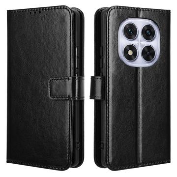 Funda de cartera con cierre magnético para Xiaomi Redmi Note 14 Pro 5G/14 Pro+ 5G/Poco X7 - Negro