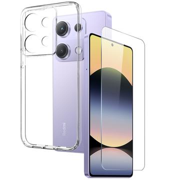 Juego de Protección Northjo 2-en-1 para Xiaomi Redmi Note 14S - 9H  - Claro