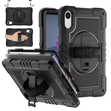 Funda con Correa de Mano Heavy Duty 360 para Xiaomi Redmi Pad 2 - Negro