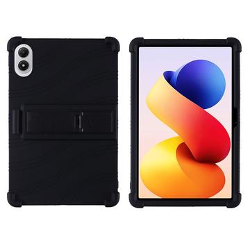 Xiaomi Redmi Pad 2 Pro Funda de silicona con Kickstand - Negro