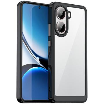 Carcasa Híbrida Anti-Choque para Xiaomi Redmi Turbo 4/Poco X7 Pro - Negro