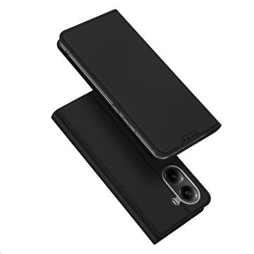Funda con Tapa Dux Ducis Skin Pro para Xiaomi Redmi Turbo 4/Poco X7 Pro - Negro