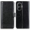 Funda de cartera con soporte para Xiaomi Redmi Turbo 4 Pro - Negro