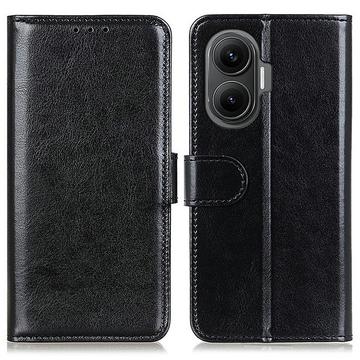 Funda de cartera con soporte para Xiaomi Redmi Turbo 4 Pro - Negro