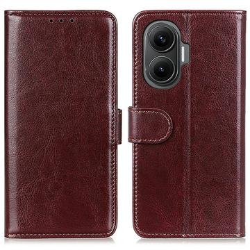Xiaomi Redmi Turbo 4 Pro Funda de cartera con soporte - Marrón