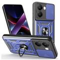 Funda híbrida con anillo giratorio y protector de cámara para Xiaomi Redmi Turbo 4/Poco X7 Pro