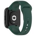 Correa de silicona blanda para Xiaomi Redmi Watch 3 Lite/3 Active - Verde Oscuro
