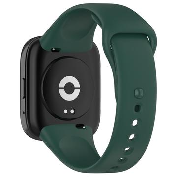 Correa de silicona blanda para Xiaomi Redmi Watch 3 Lite/3 Active - Verde Oscuro