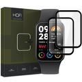 Protector de Pantalla - 9H - Hofi Hybrid Pro+ para Xiaomi Smart Band 8 Pro - Borde Negro - 2 Pc.