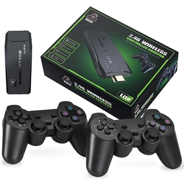 Stick HDMI para videojuegos Y3 Lite con dos mandos inalámbricos de 2.4G, 3000 juegos integrados, 32G