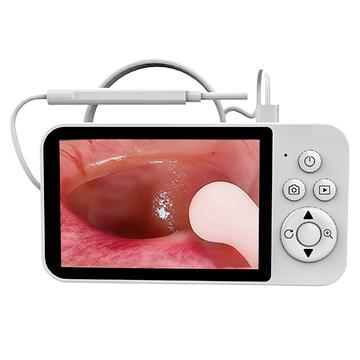 Y40 Otoscopio visual / Endoscopio para limpieza del oído con pantalla - Blanco