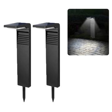 YH0801 Luz Solar de Jardín - 2 Pcs. - Luz Blanca
