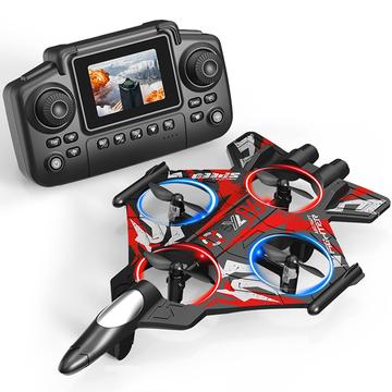 YL86 RC Drone con Controlador de Pantalla de 2.4" - Rojo