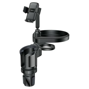 Yesido C274 Portavasos Multifuncional 4 en 1 - 4.7"-7.2" - Negro