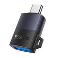 Yesido GS31 Adaptador USB 3.0 a USB-C OTG 18W - Negro