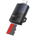 Lector de tarjetas Lightning a TF GS38 de Yesido para iPhone y iPad