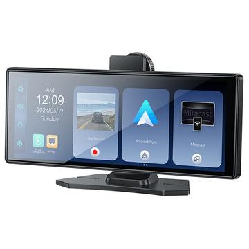 Yesido KM19 Bluetooth Car Stereo con CarPlay / Android Auto Navegación y Cámara Trasera - 10.2"