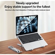 Yesido LP07 Soporte Ajustable para Portátil - 13-20" - Plata