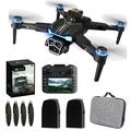 Z104 Dron sin escobillas Optical Flow con controlador con pantalla de 4.3" - Negro