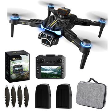 Z104 Dron sin escobillas Optical Flow con controlador con pantalla de 4.3" - Negro