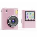 Cámara de impresión instantánea para niños Z900 con filtros creativos y tarjeta de memoria de 32GB - Rosa