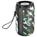 Altavoz Bluetooth Resistente al Agua Portátil de Zealot S32 - 5W - Camuflaje Verde