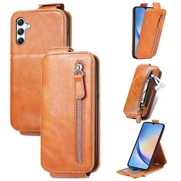 Funda con Tapa Vertical con Bolsillo con Cremallera para Samsung Galaxy A34 5G