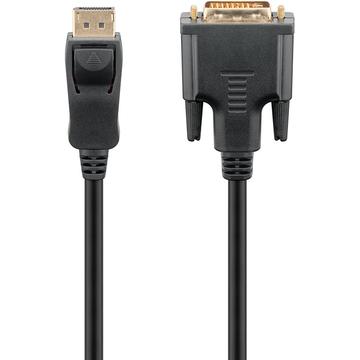 Cable adaptador para DisplayPort/DVI-D chapado en oro