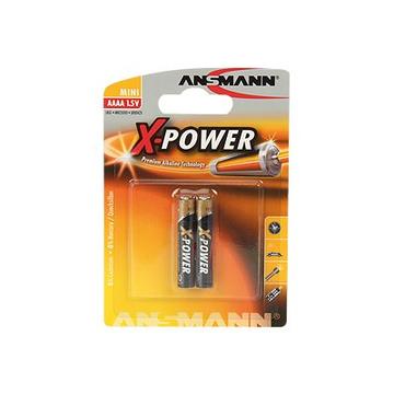 ANSMANN X-POWER AAAA-type Standardbatterier