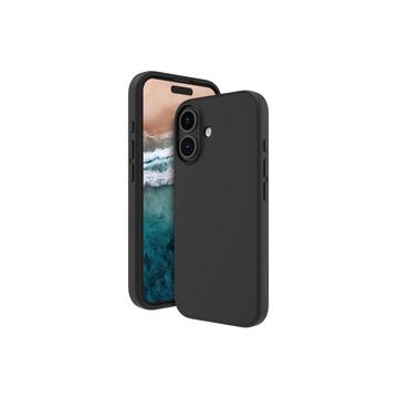 Carcasa Ecológica dbramante1928 Monaco MagSafe para iPhone 16 - Noche negra
