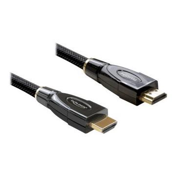 Delock HDMI de Alta Velocidad con Cable Ethernet - 5m - Negro