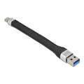 DeLOCK USB 3.2 Gen 1 Cable USB tipo C de 14 cm - Negro