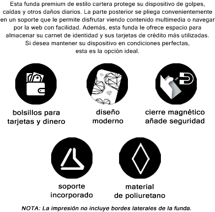 Funda para iPhone 8 de poliuretano