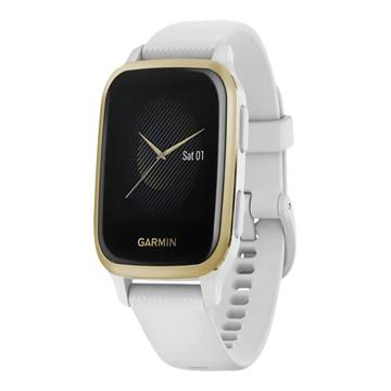 Reloj deportivo Garmin Venu Sq - Dorado / Blanco
