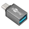 Adaptador goobay USB 3.0 USB-C - Gris
