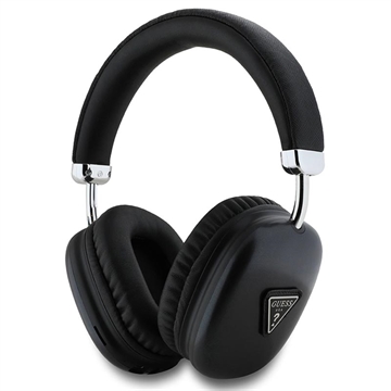 Auriculares inalámbricos Guess Saffiano Triangle Logo - Negro
