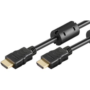Cable HDMI™ de alta velocidad con Ethernet (Ferrit)
