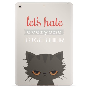 Funda de TPU para iPad 10.2 2019/2020/2021 - Gato Enfadado