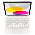 iPad 2022/2025 Apple Magic Keyboard MQDP3DK/A - Disposición danesa - Blanco