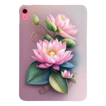 Carcasa de TPU Stylish Ultra Fina para iPad 2022/2025 - Flor rosa