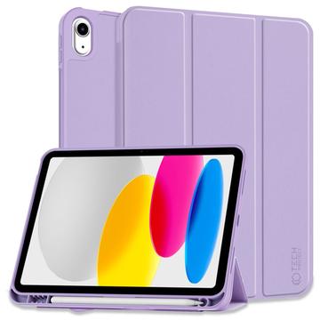 Funda tipo folio triple Tech-Protect SmartCase Pen para iPad 2022/2025 - Violeta