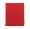 Funda de Cuero Rotativa para iPad 2, iPad 3, iPad 4 - Rojo