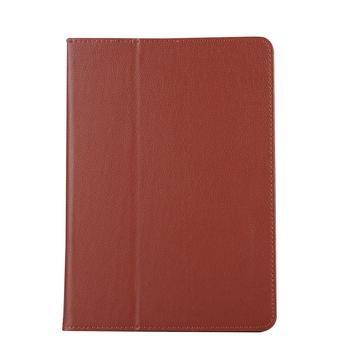 Elegante funda tipo folio con soporte para iPad 9.7 (2017/2018) - Marrón