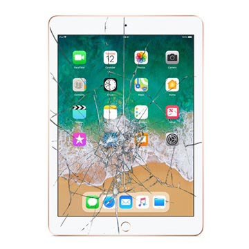iPad 9.7 (2018) Reparación de la Pantalla de Cristal & Pantalla Táctil - Blanco