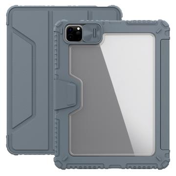 Funda Folio Inteligente Nillkin Bumper para iPad Air 11 (2024)/iPad Pro 11 2022/2021/2020/iPad Air 2022/2020 - Gris / Transparente