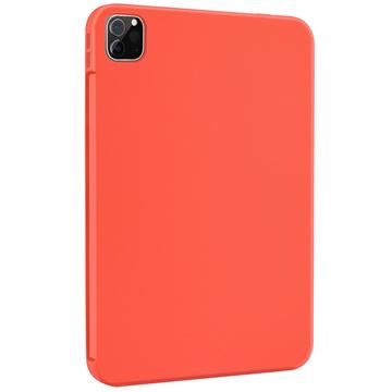 Funda de Silicona Líquida para iPad Air 13 2024/2025/iPad Pro 12.9 2018/2020/2021/2022 - Rojo