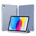 Funda tipo folio triple Tech-Protect SmartCase Pen Hybrid para iPad 2022/2025 - Azul cristal