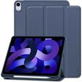 Funda tipo folio triple Tech-Protect SmartCase Pen para iPad Air 11 2024/2025/Air 2020/2022 - Azul oscuro